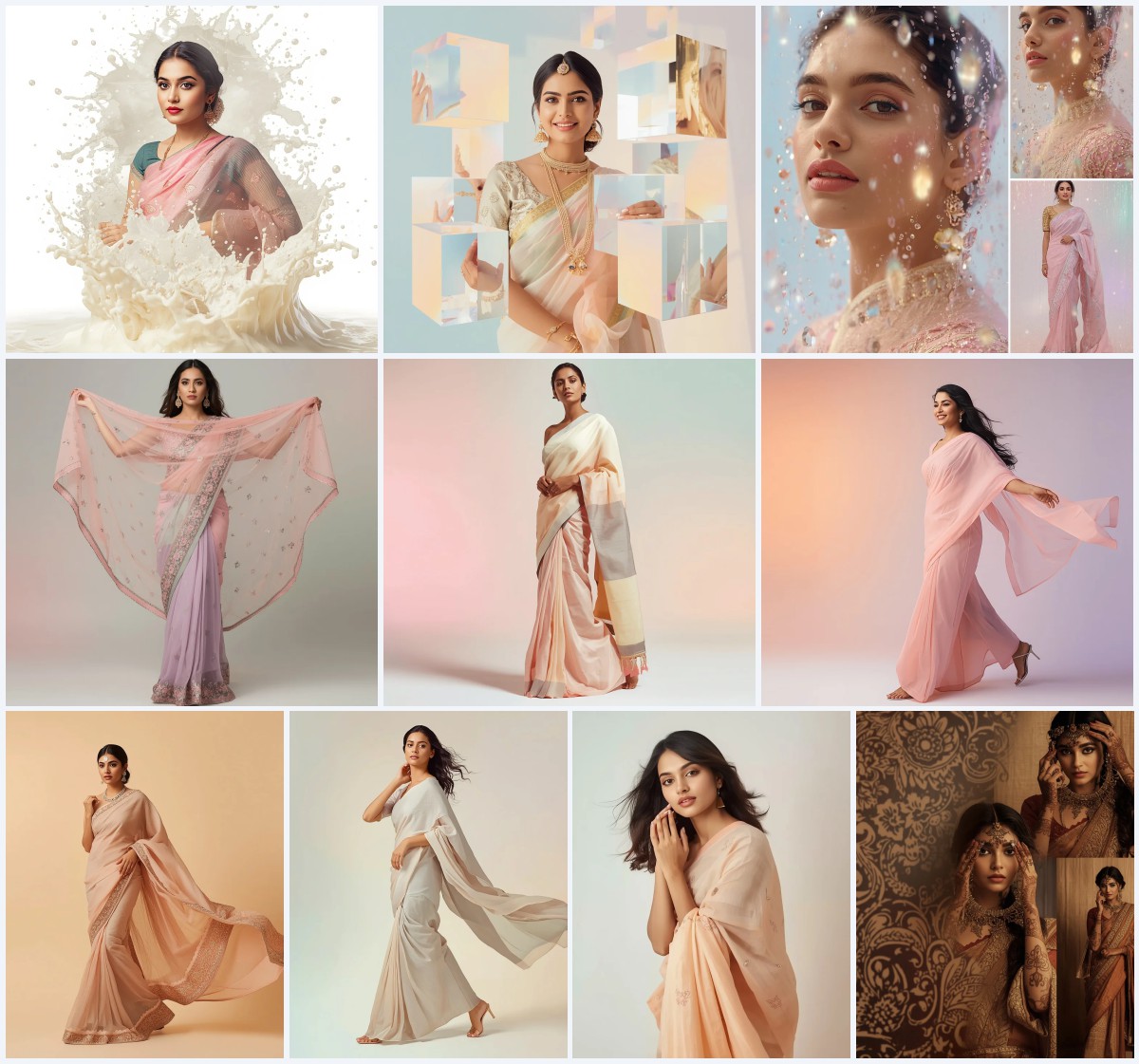 Best 10 Magenta Saree AI Prompts for Bold and Cheerful Vibrancy | traditional saree Prompt