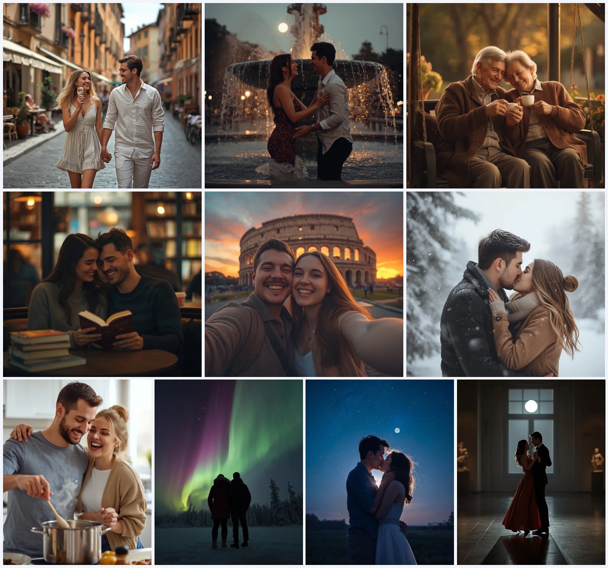 New 10 Library Love Couple AI Prompts for Quiet Connection | Indian couple prompt