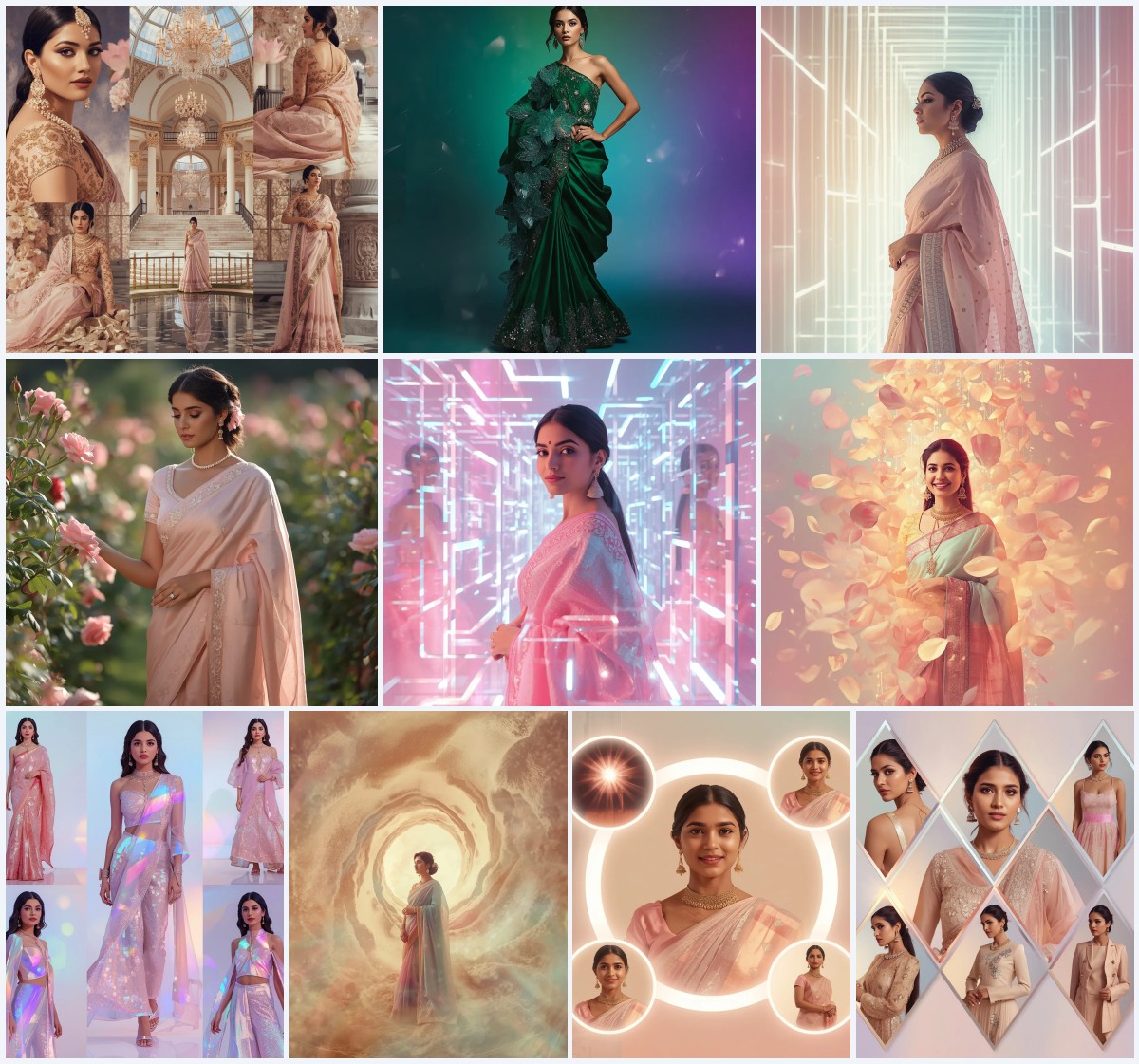 Top 10 Instagram Trending Purple Saree Prompt in English for Global Reach | cute prompt for girls in saree aesthetic