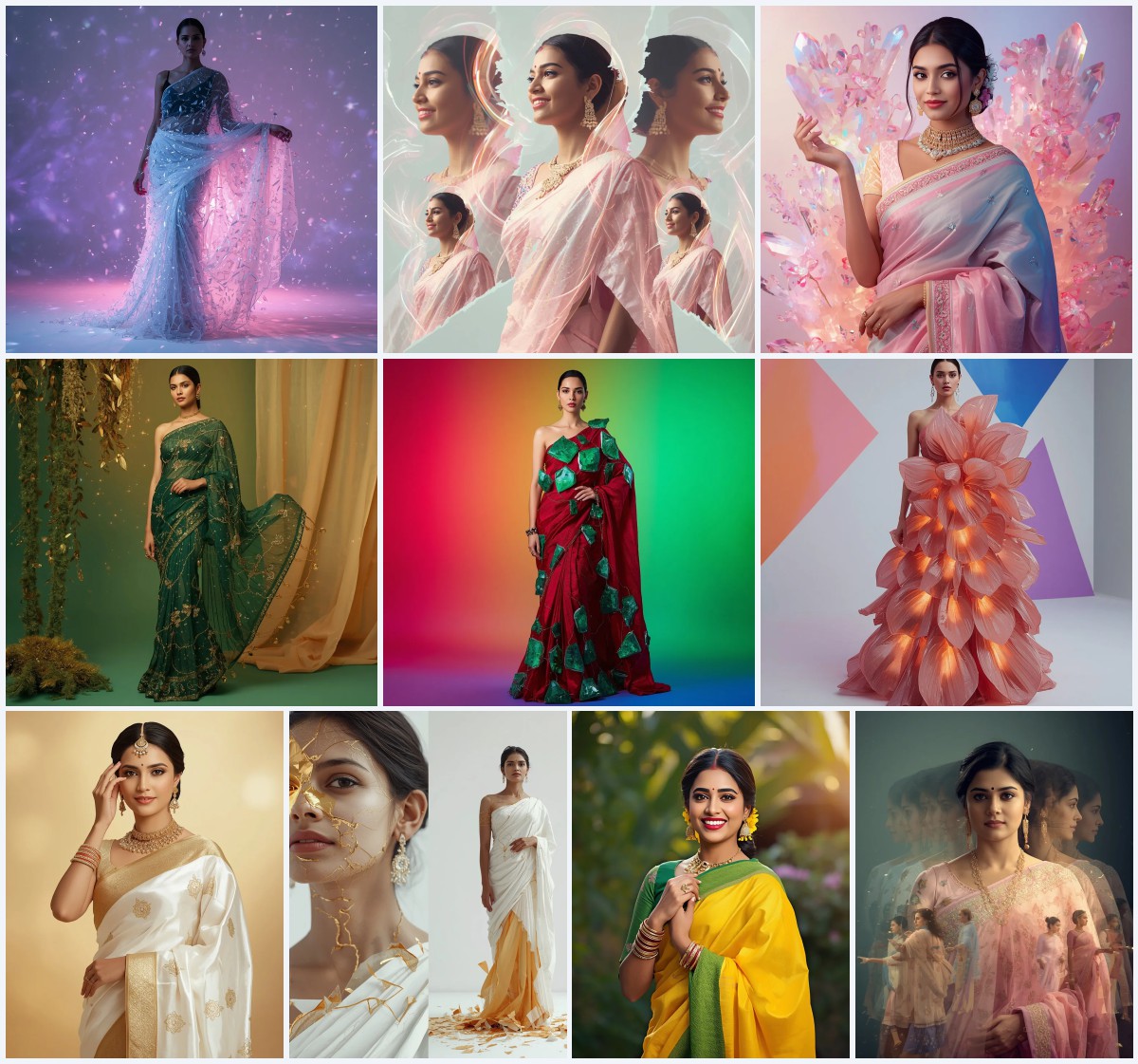 Top 10 New Trending Purple Saree Prompt Today for Global Impact | gemini ai photo prompt copy paste trending 2026 instagram